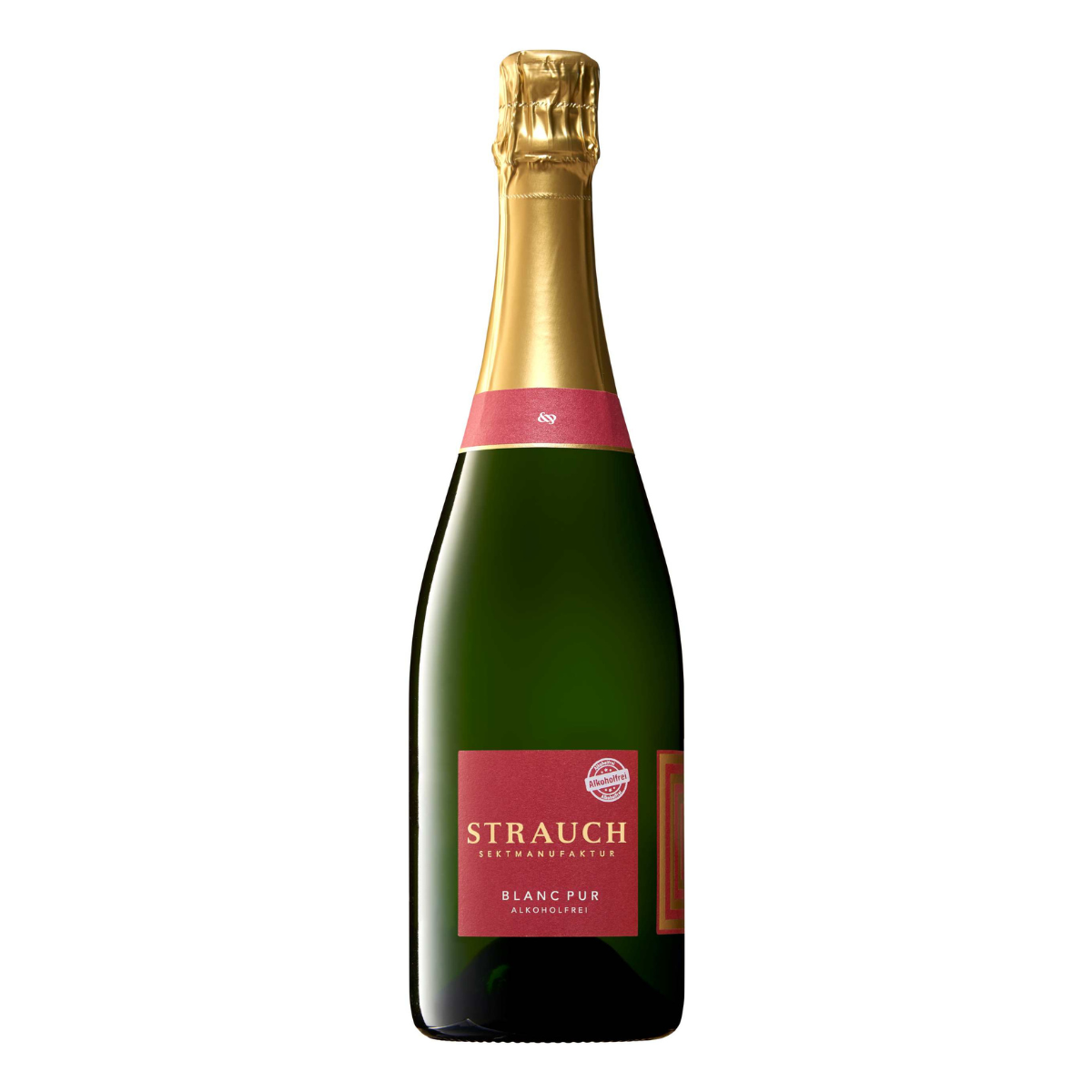 Blanc Pure Bio, spumante analcolico biologico tedesco da uve Riesling, prodotto da Strauch Sektmanufaktur.
